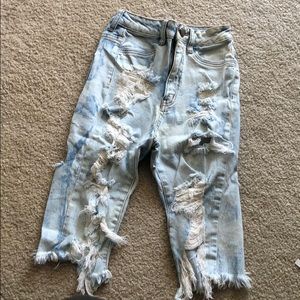 In style distressed shorts from ASOS